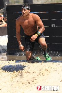 Akash Garg participating in the Spartan Race