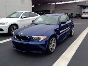 new bmw at performance center track