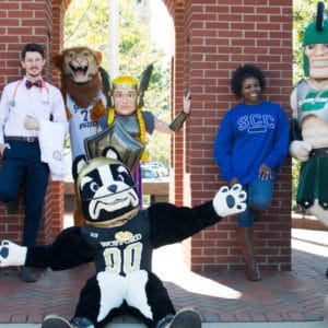 Mascots From Spartanburg County's Seven Unique Colleges and Universities